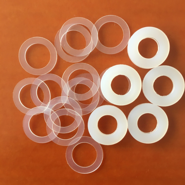 White nylon gasket