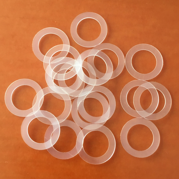 White nylon gasket