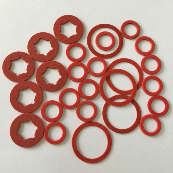 Red Steel Paper Gasket